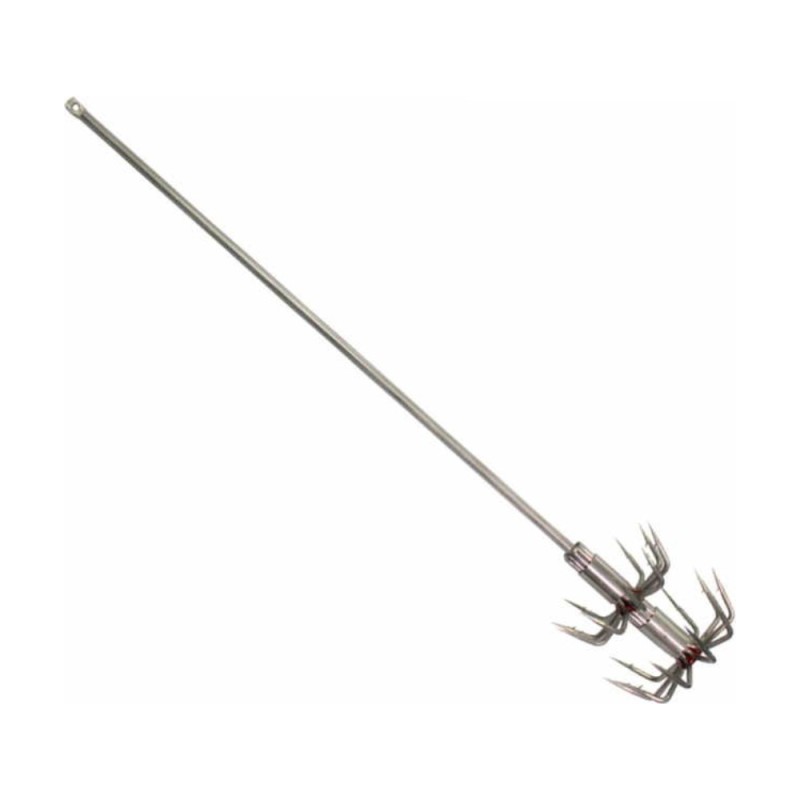 Hameçon à calmar diamant WAKI Hook Strong 23 cm – tige inox double couronne