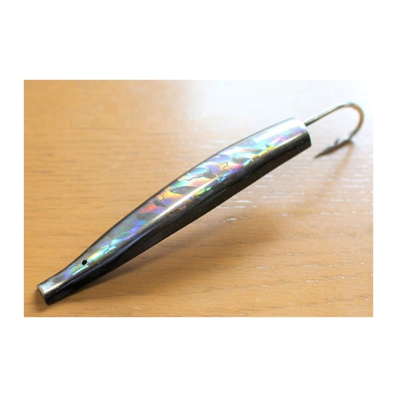 Leurre de traîne WAKI Yumizuno S Flash 11 cm – Noir / argent