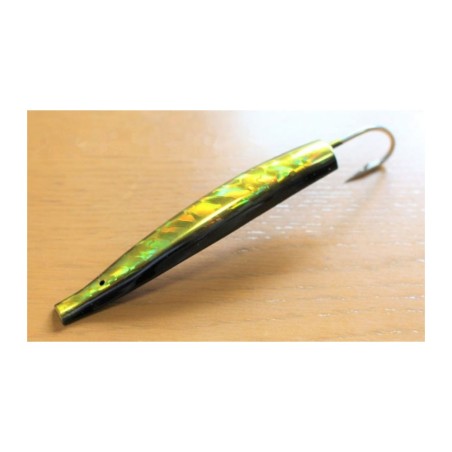 Leurre de traîne WAKI Yumizuno S Flash 11 cm – Noir / or