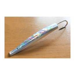Leurre de traîne WAKI Yumizuno S Flash 11 cm – Nacré / argent
