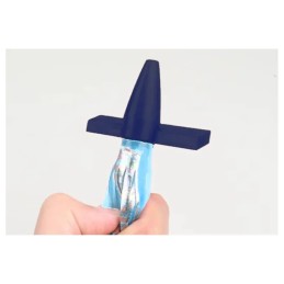 Leurre de traîne à jupe YJGJ150 – 23 cm – Bleu