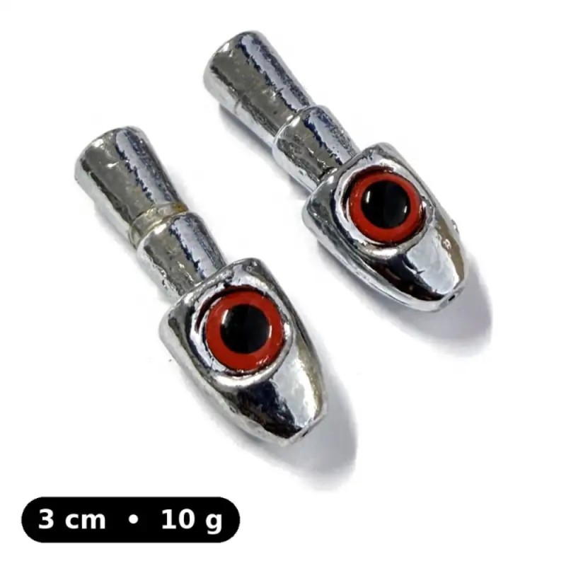 Tête plombée Sinker Head Red Eyes 10 g