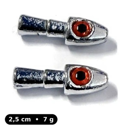 Tête plombée Sinker Head Red Eyes 7 g
