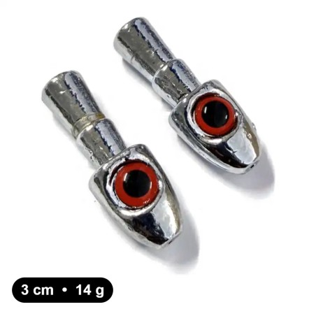 Tête plombée Sinker Head Red Eyes 14 g