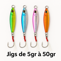 Jigs de 5 à 50 g